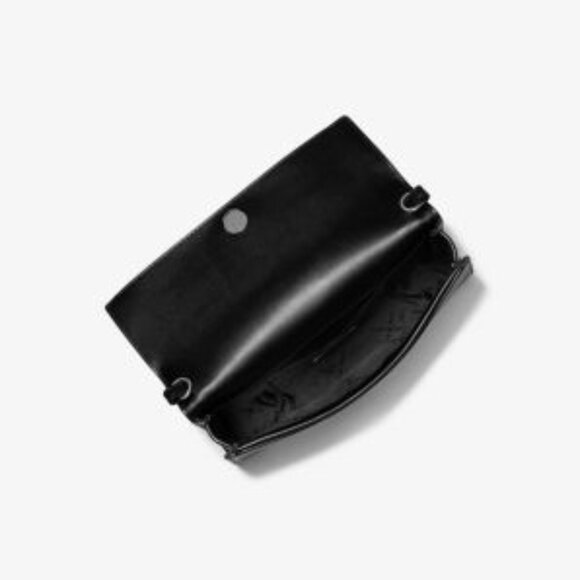 NWT - Jet Set Medium Embellished Metallic Leather Clutch - Picture 2 of 4